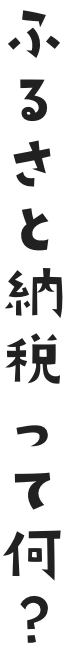 ふるさと納税って何？